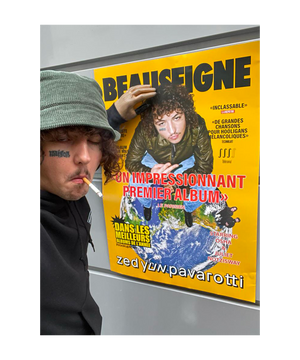 POSTER MAGAZINE DÉDICACÉ